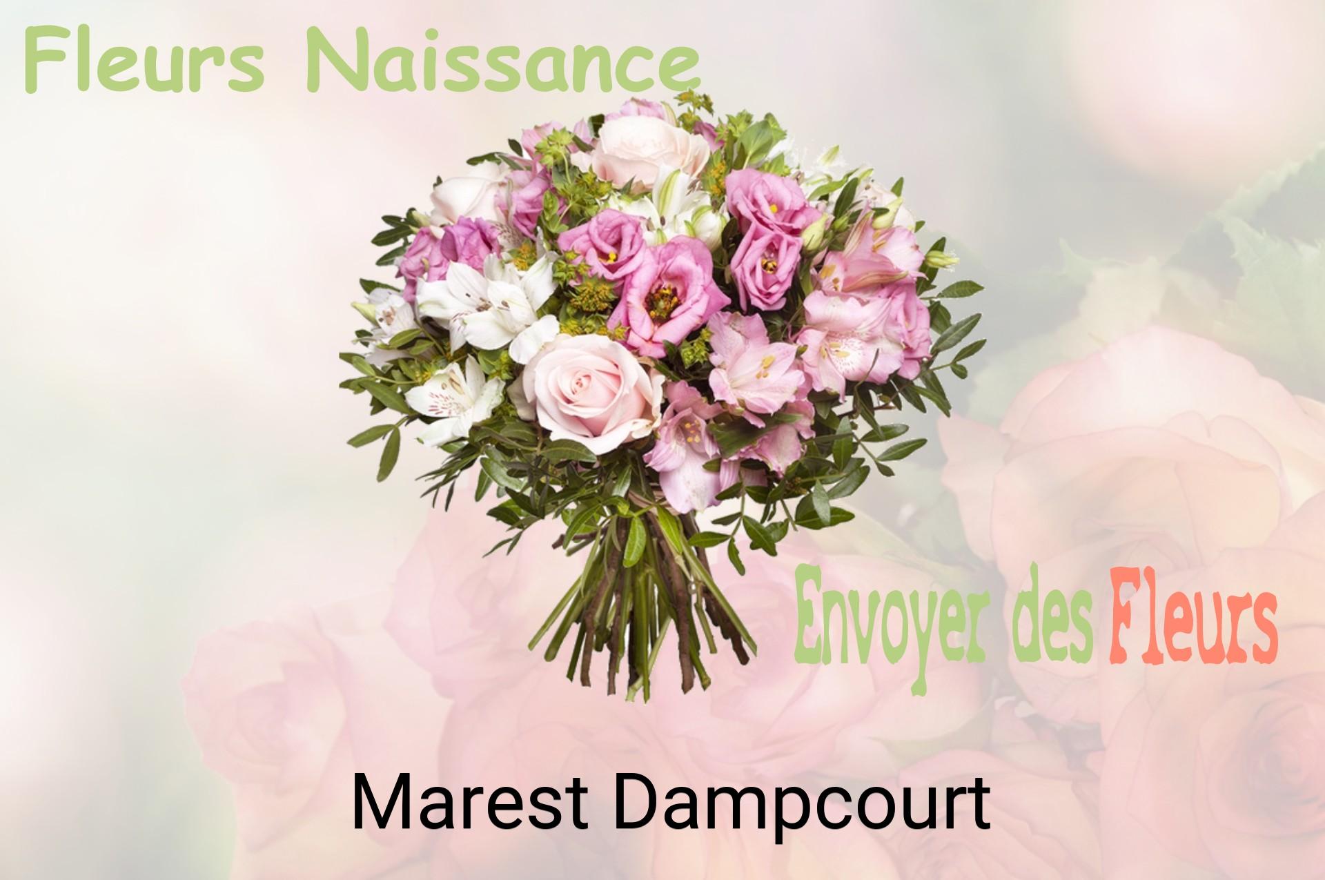 Bouquet de fleurs de naissance livré à Marest-Dampcourt
